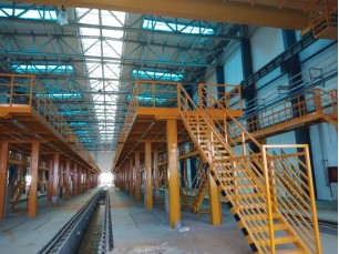 金屬鈑金結構件、鋁合金型材結構件、機車檢修平臺